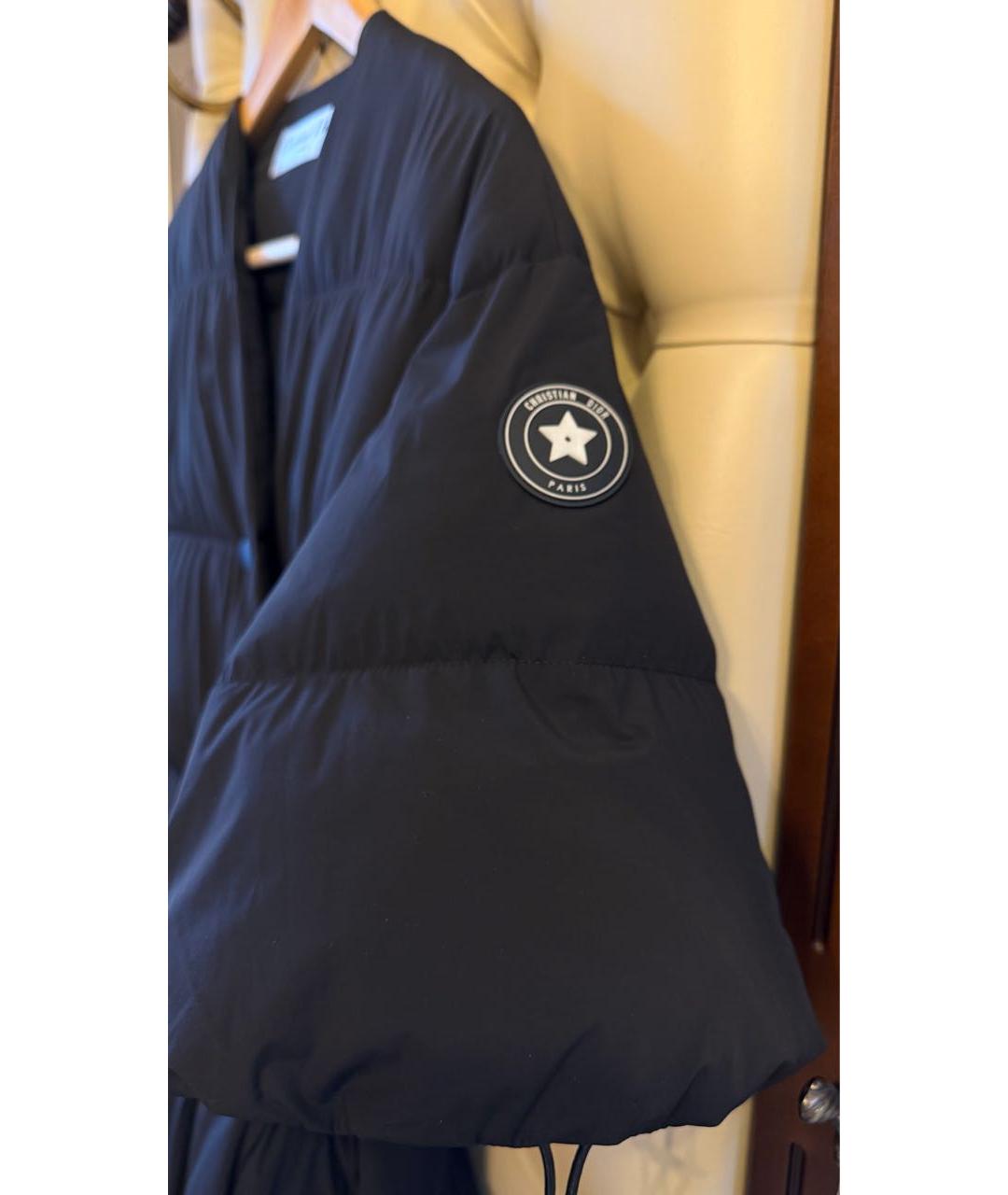 CHRISTIAN DIOR Черный полиэстеровый пуховик, фото 3