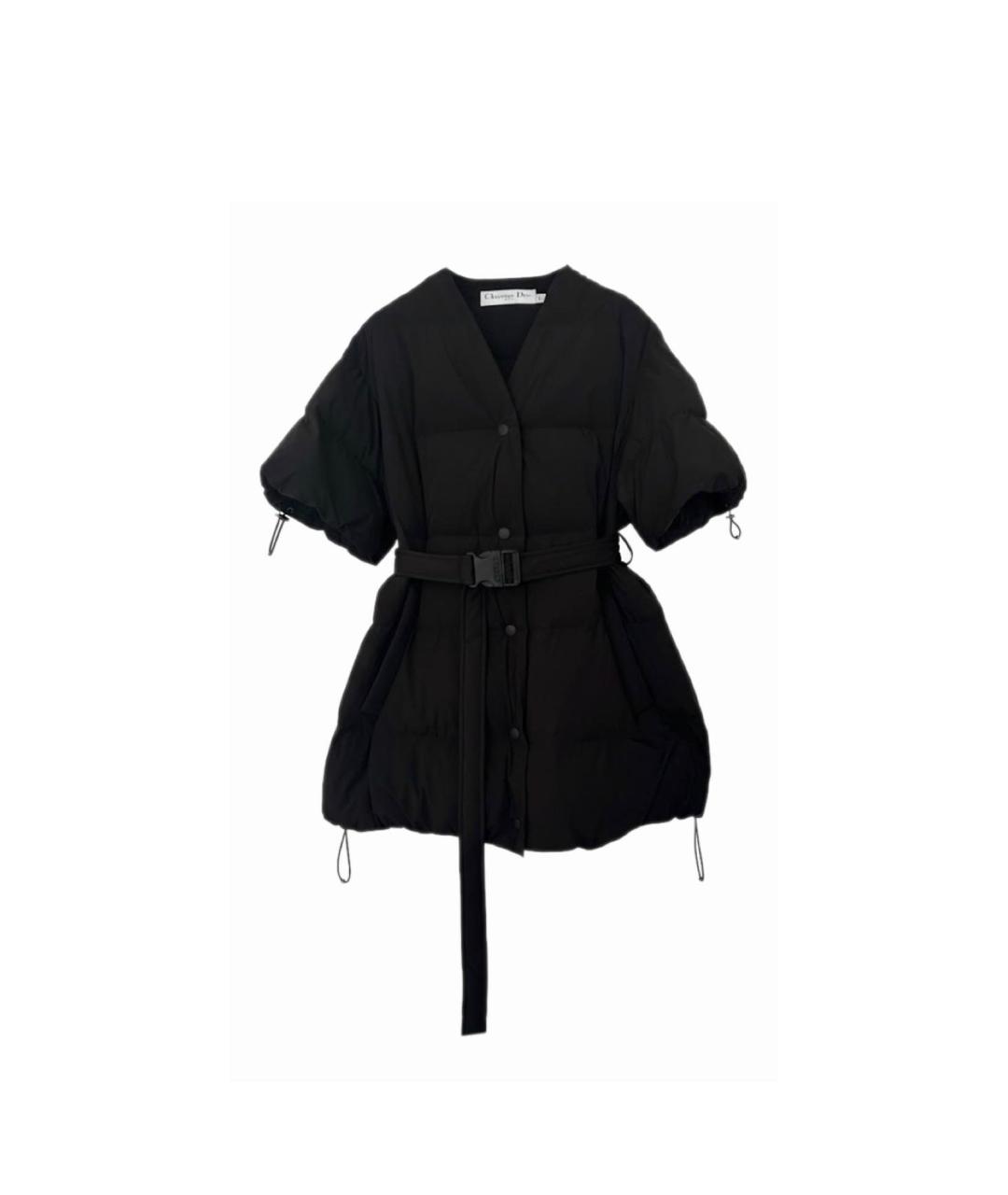 CHRISTIAN DIOR Черный полиэстеровый пуховик, фото 6