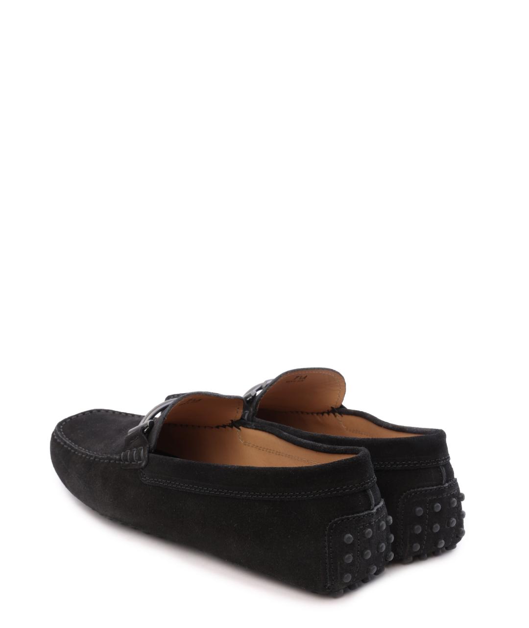 TOD'S Черные замшевые мокасины, фото 5