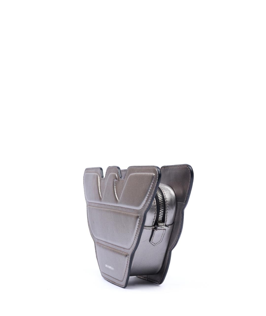 EMPORIO ARMANI Серебряная сумка через плечо, фото 2