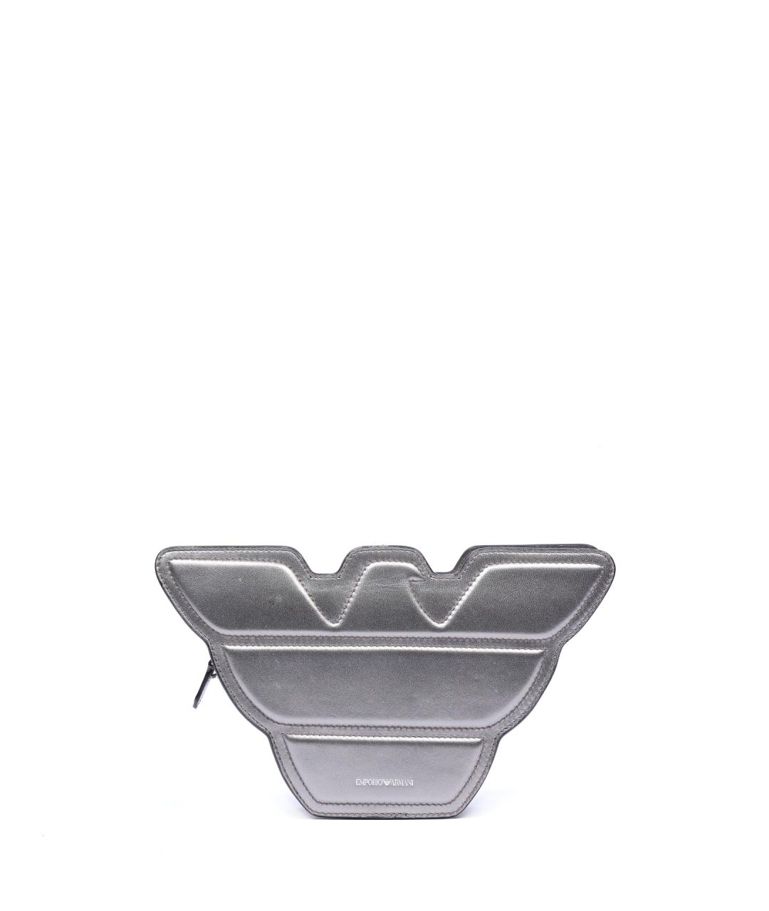EMPORIO ARMANI Серебряная сумка через плечо, фото 1
