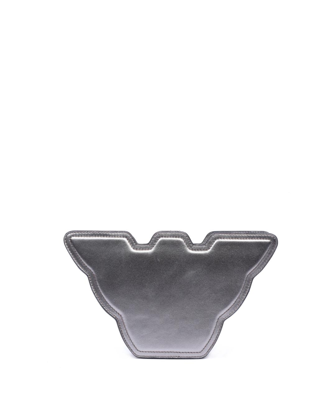 EMPORIO ARMANI Серебряная сумка через плечо, фото 3