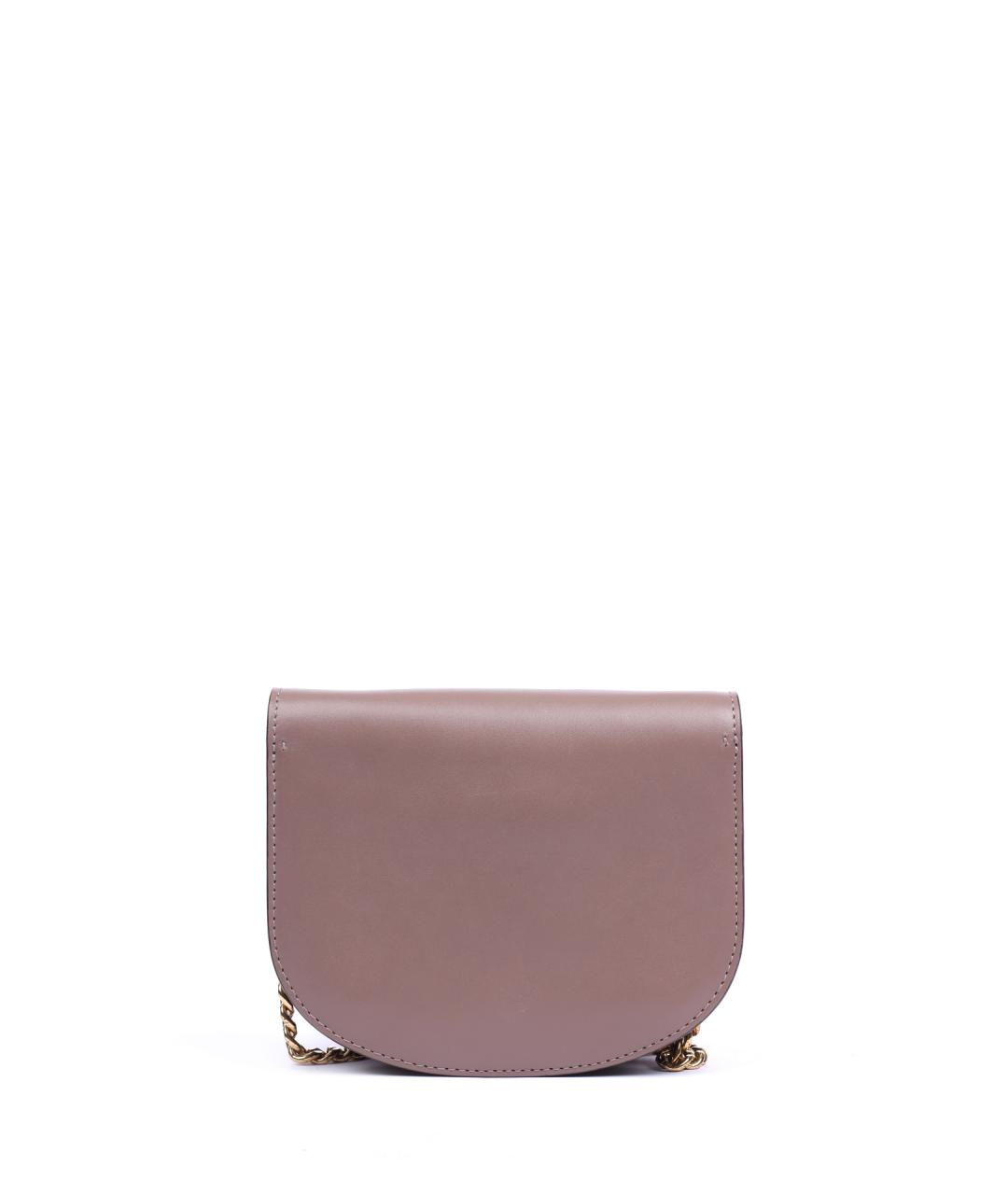 VICTORIA BECKHAM Коричневая кожаная сумка через плечо, фото 2