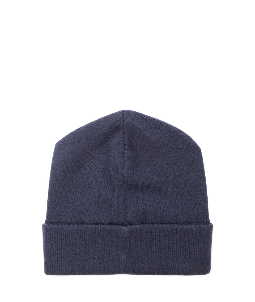 BRUNELLO CUCINELLI Синяя кашемировая шапка, фото 5