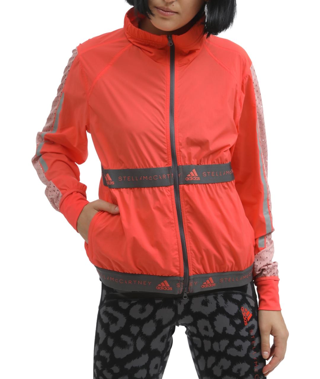 ADIDAS BY STELLA MCCARTNEY Коралловая полиамидовая куртка, фото 1