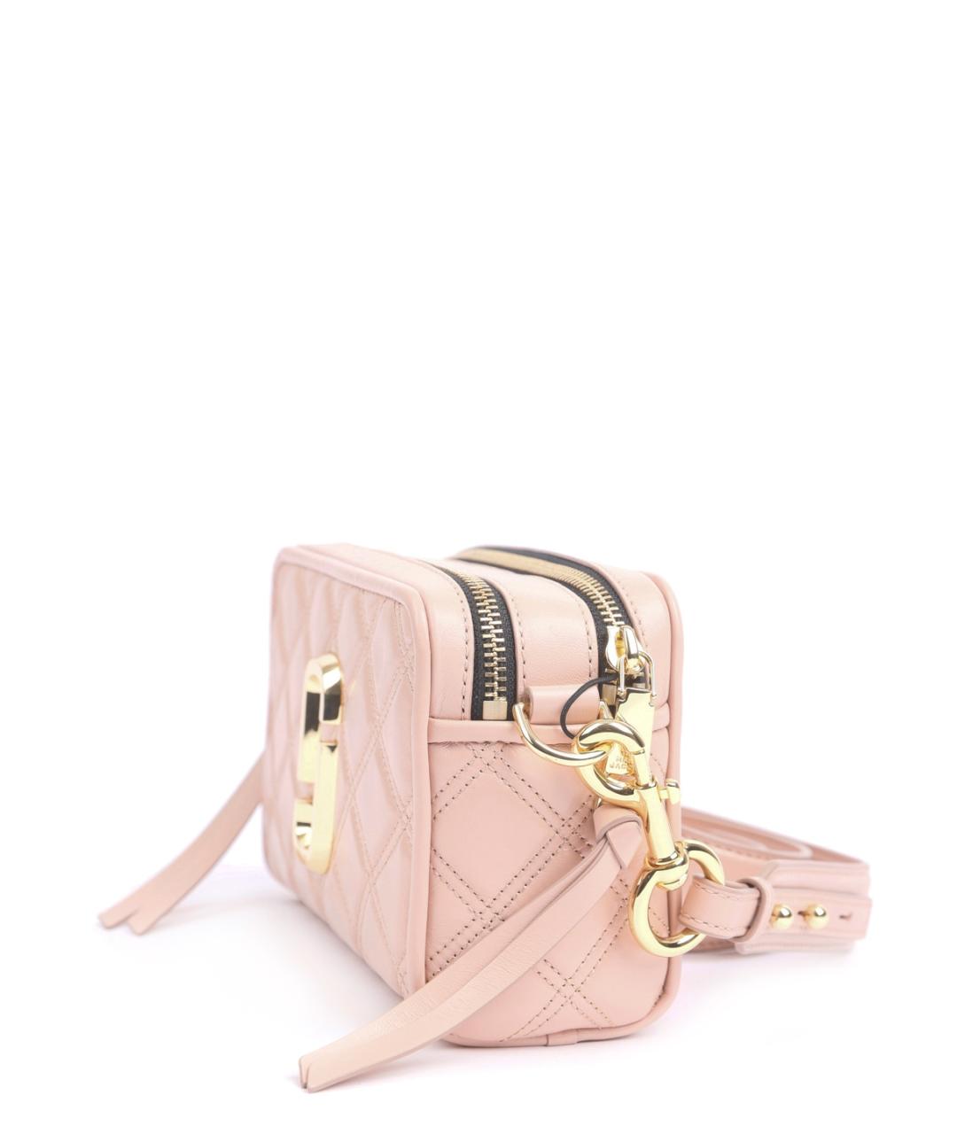 MARC JACOBS Розовая кожаная сумка через плечо, фото 3