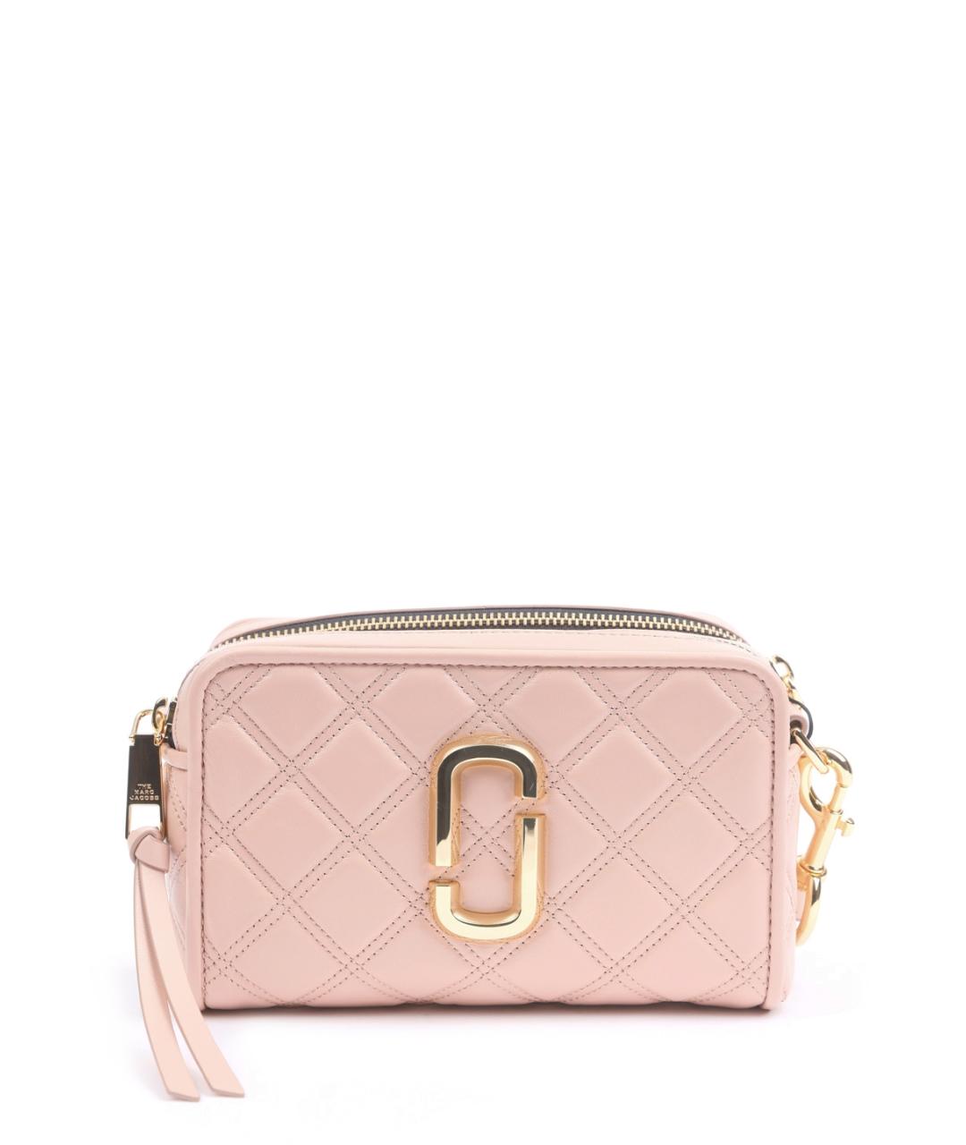 MARC JACOBS Розовая кожаная сумка через плечо, фото 1