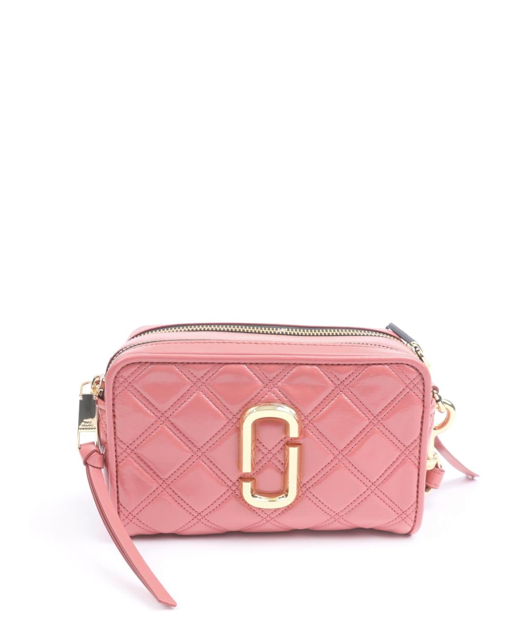 MARC JACOBS Розовая кожаная сумка через плечо, фото 1