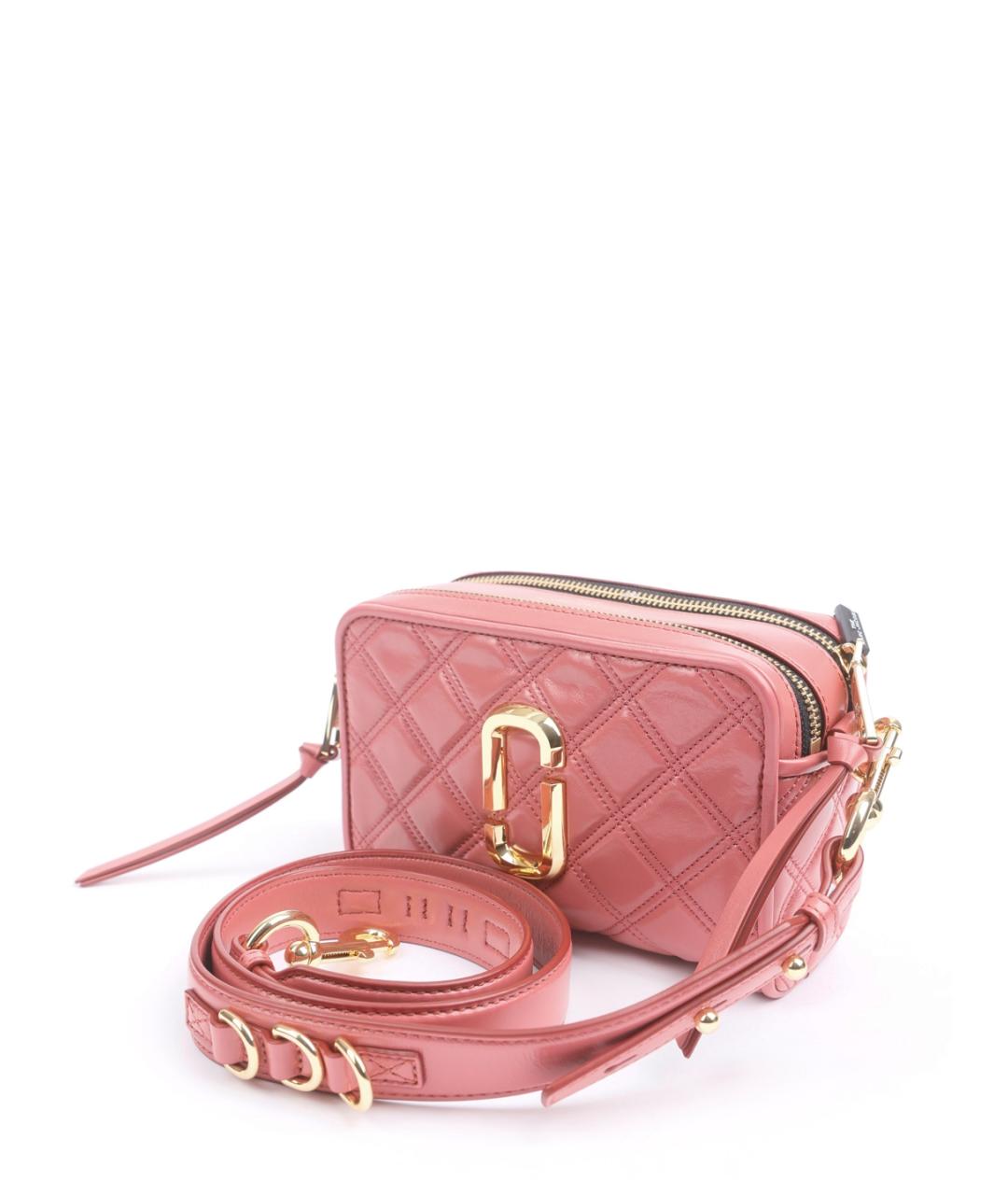 MARC JACOBS Розовая кожаная сумка через плечо, фото 4