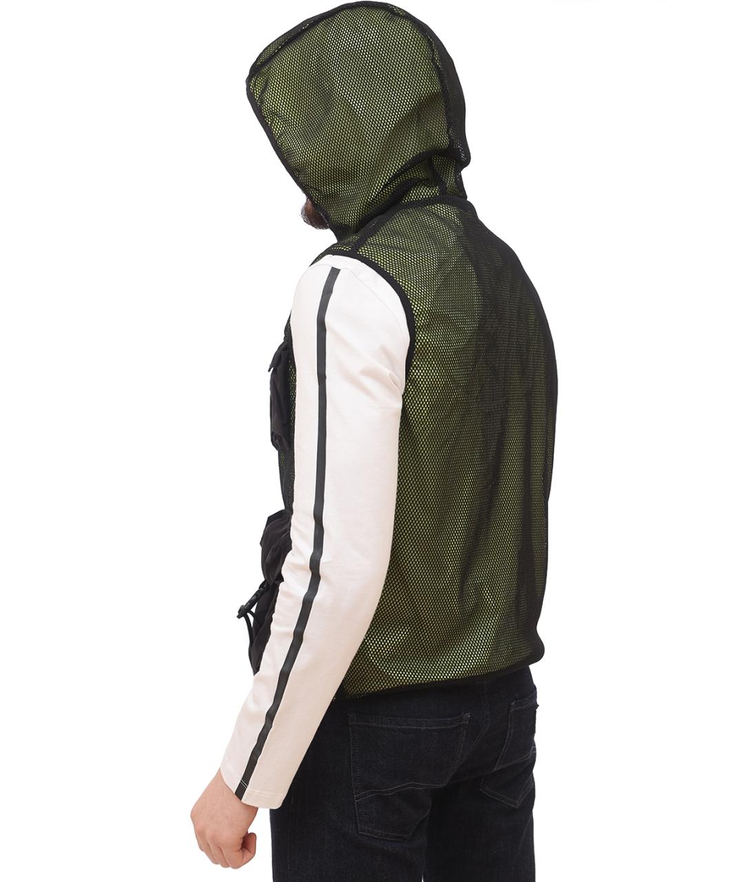 ARMANI EXCHANGE Зеленый полиэстеровый жилет, фото 6