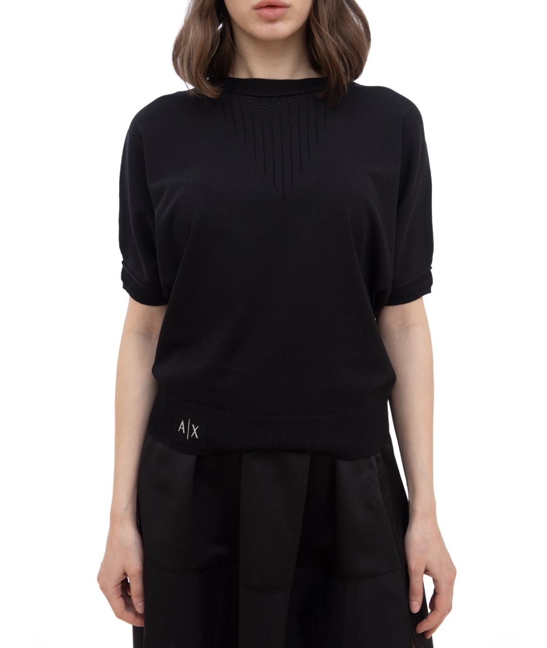 ARMANI EXCHANGE Черный джемпер / свитер, фото 2