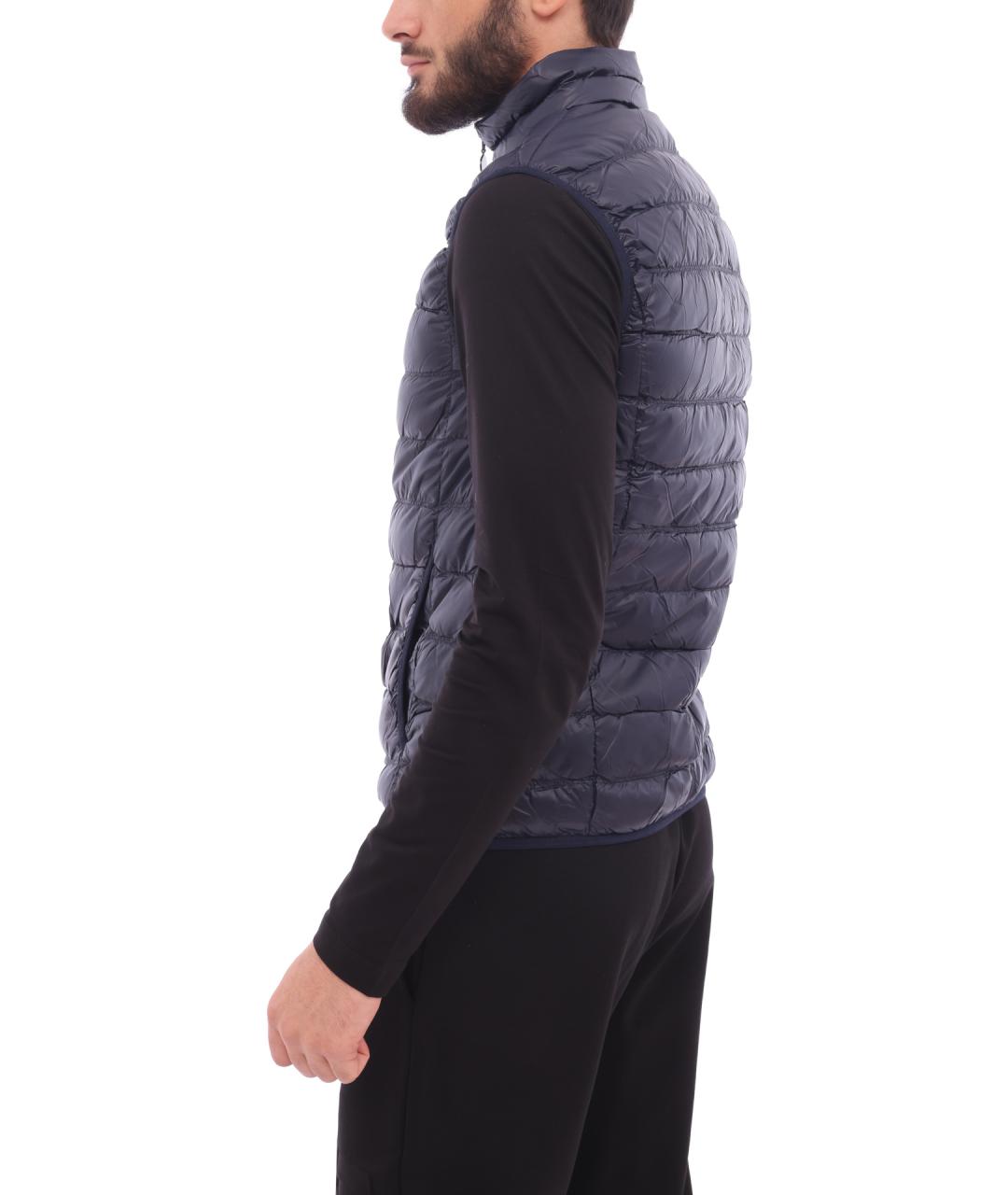 EA7 Синий полиамидовый жилет, фото 2