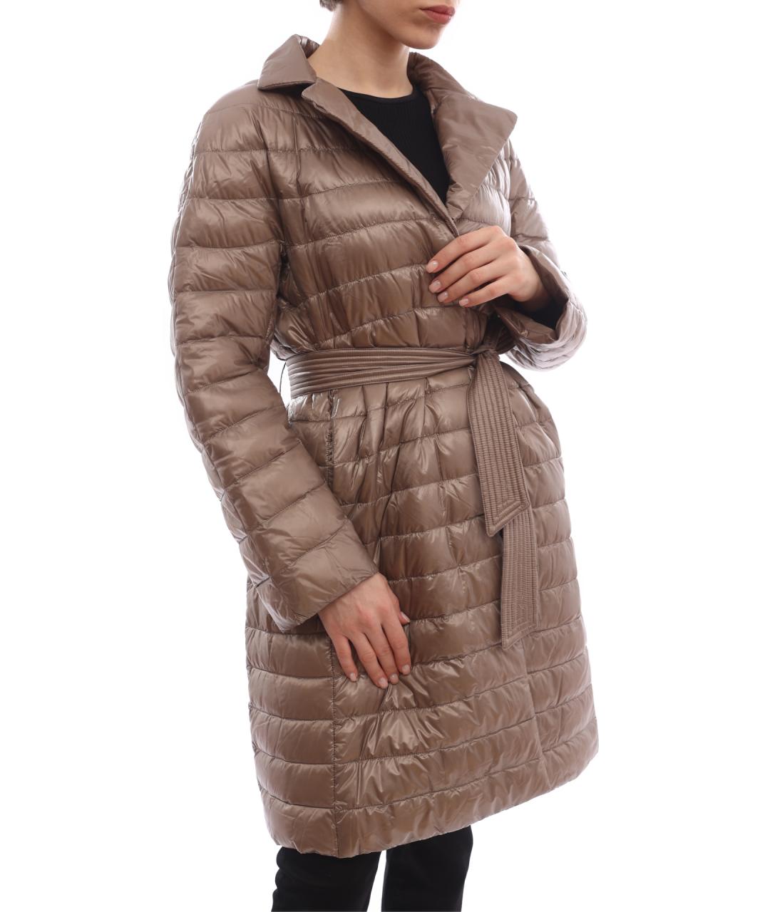 HERNO Коричневый полиамидовый пуховик, фото 2