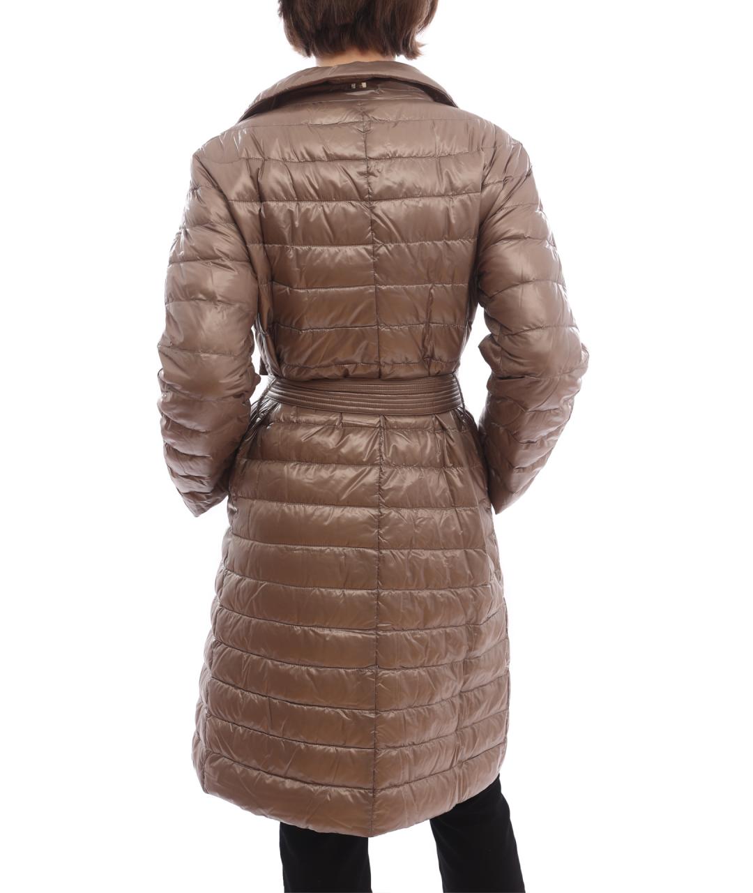 HERNO Коричневый полиамидовый пуховик, фото 5