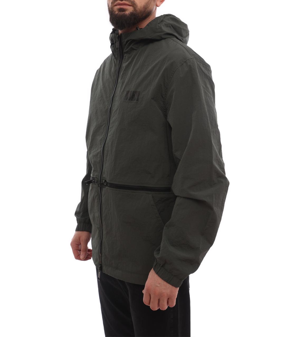 ARMANI EXCHANGE Хаки полиамидовая куртка, фото 5