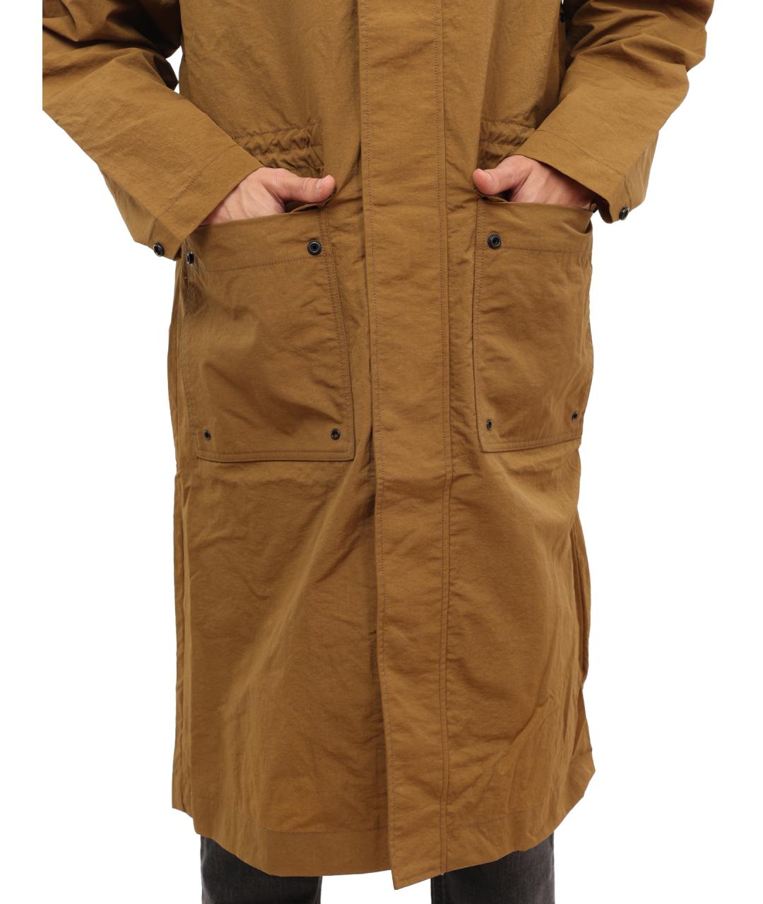 DIESEL Коричневый полиамидовый тренч / плащ, фото 4