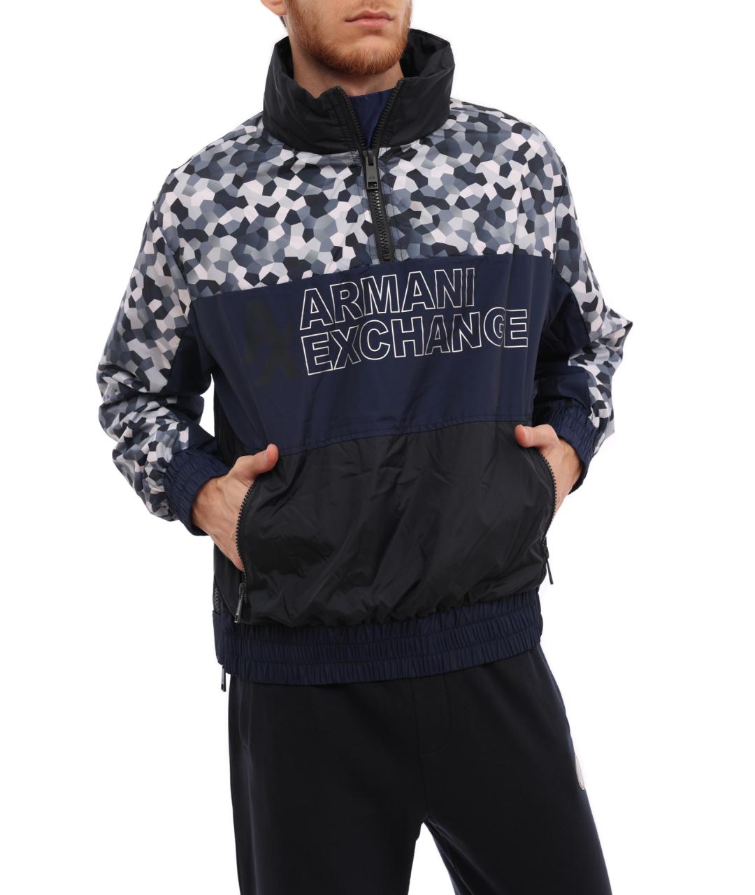 ARMANI EXCHANGE Синяя полиэстеровая куртка, фото 3