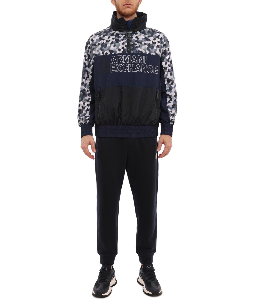 ARMANI EXCHANGE Синяя полиэстеровая куртка, фото 2