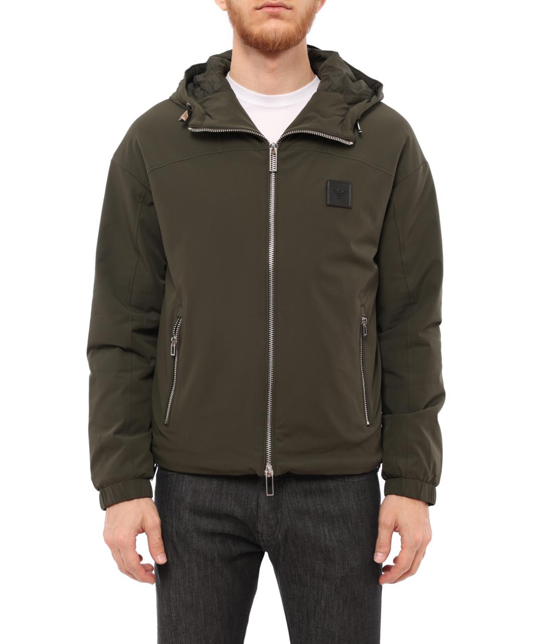 EMPORIO ARMANI Хаки куртка, фото 1