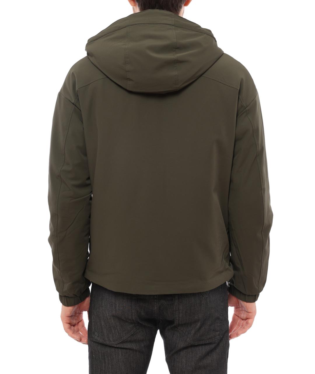 EMPORIO ARMANI Хаки куртка, фото 3