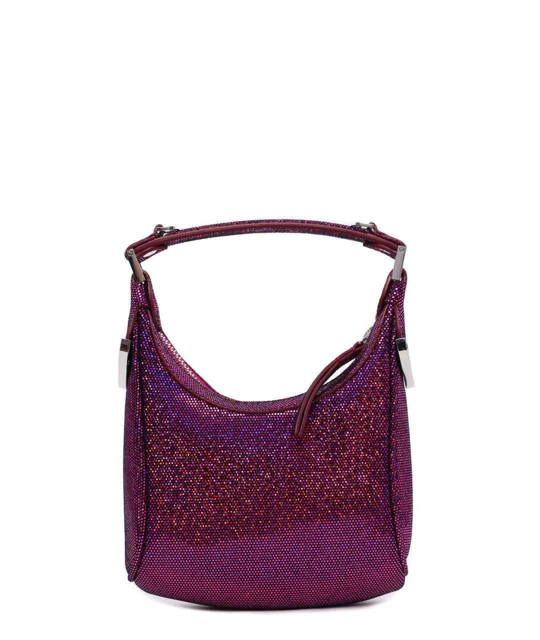 BY FAR Фуксия кожаная сумка с короткими ручками, фото 1