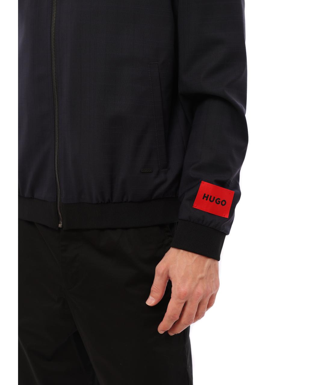 HUGO Синяя шерстяная куртка, фото 4