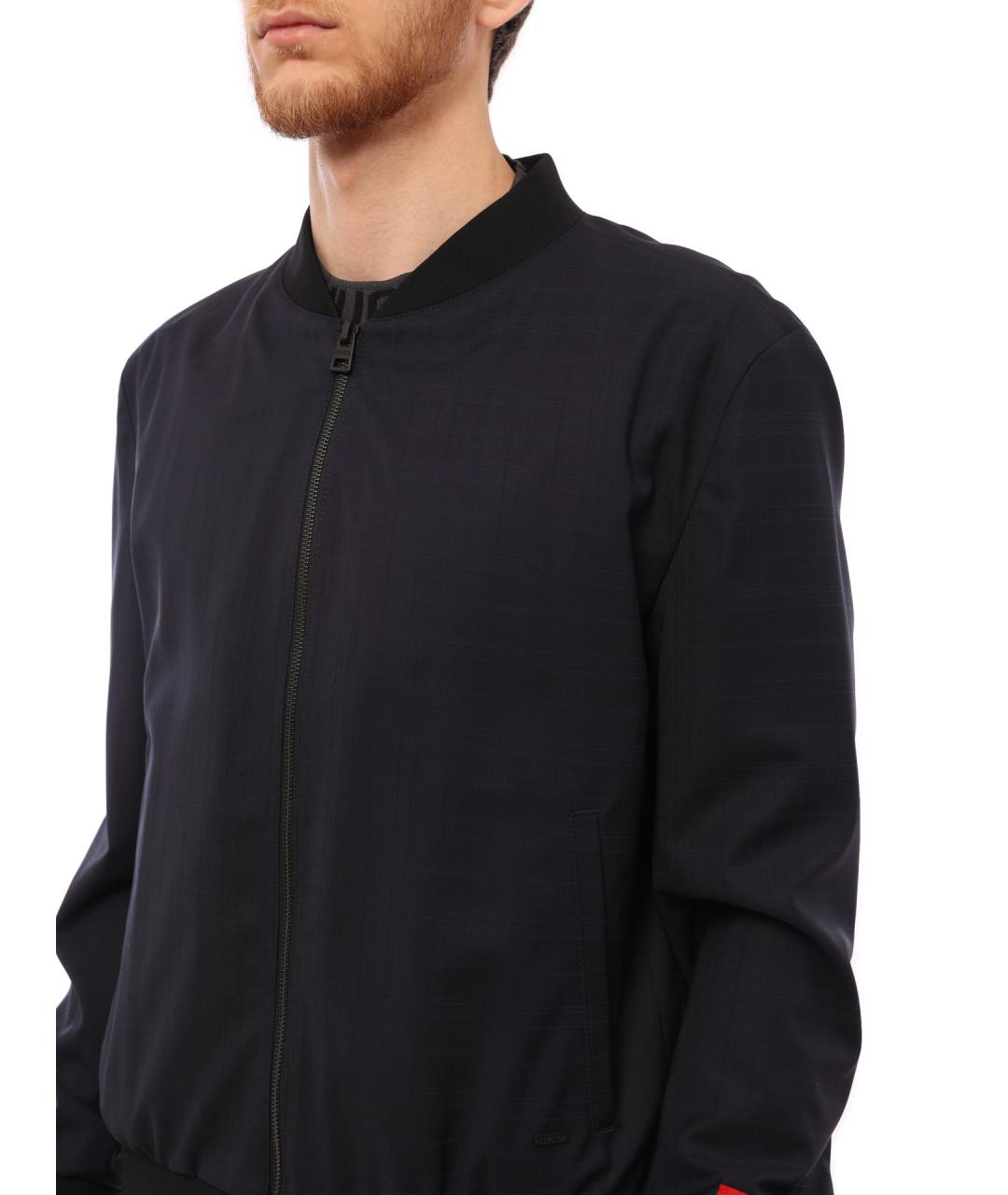 HUGO Синяя шерстяная куртка, фото 5