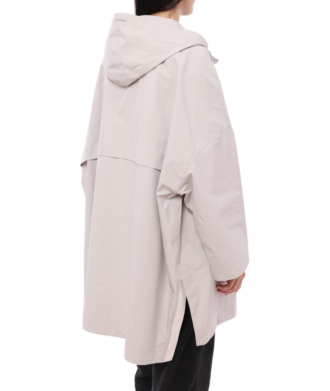 HERNO Серый полиамидовый тренч/плащ, фото 6