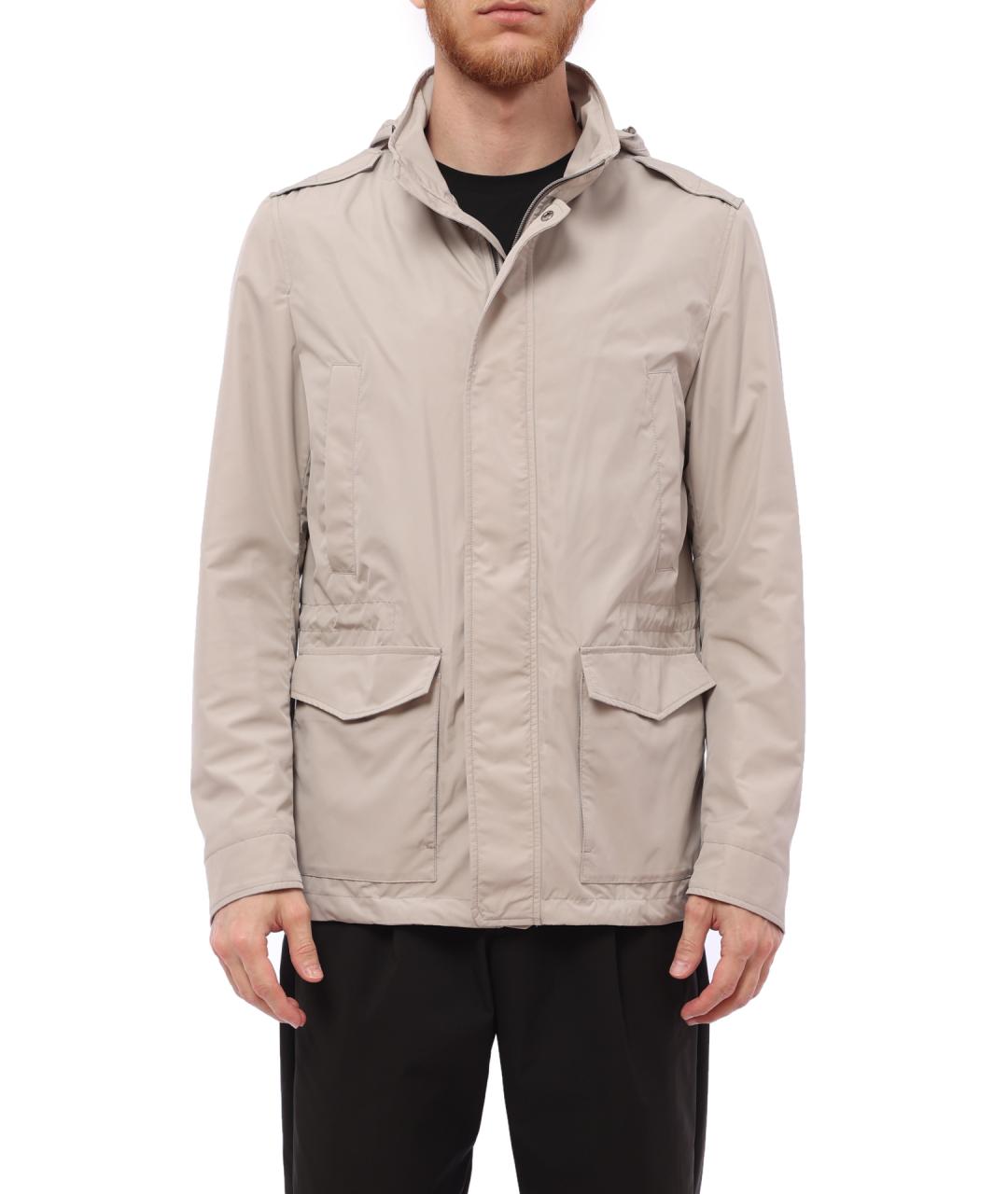 HERNO Серая полиэстеровая куртка, фото 1