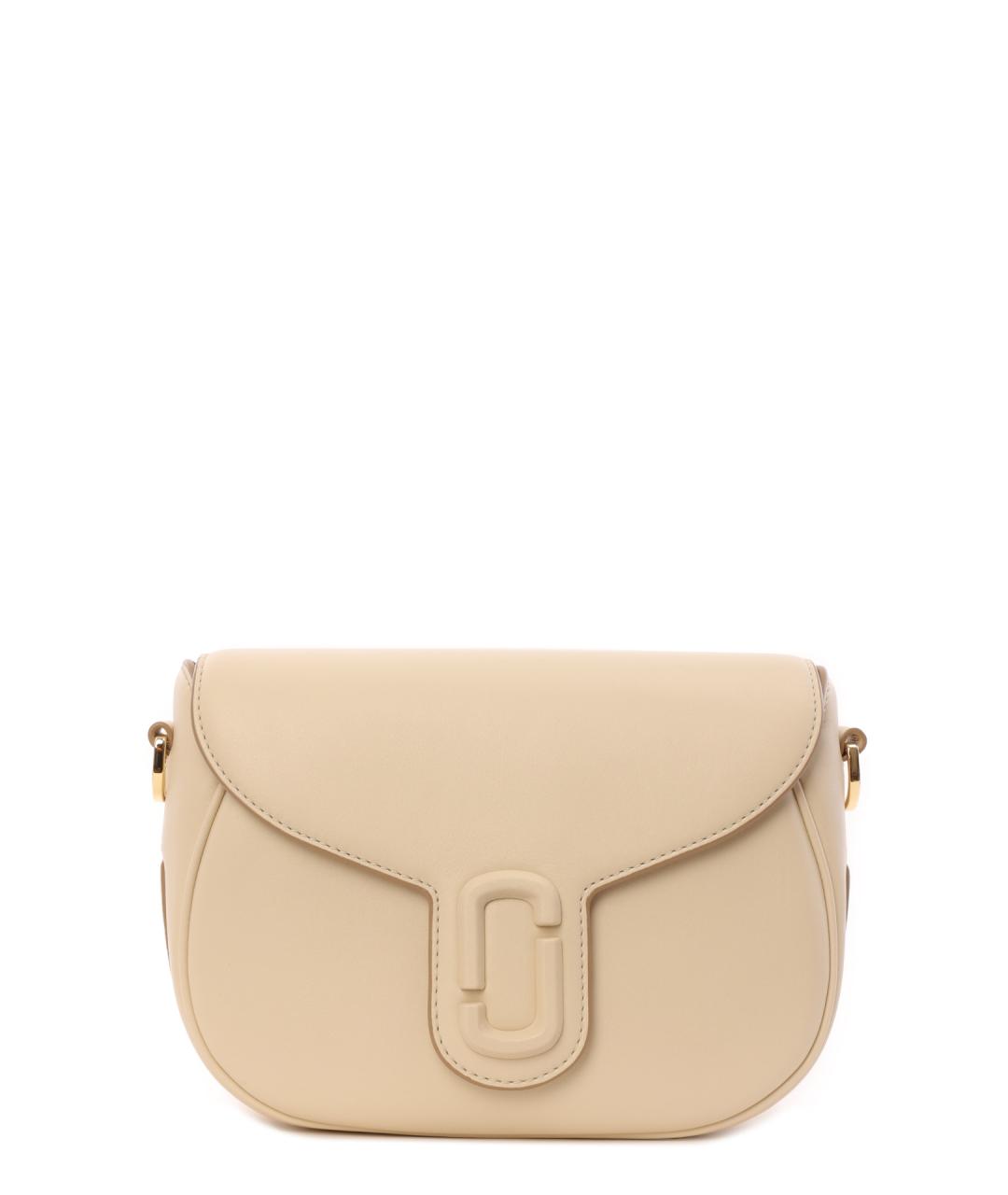 MARC JACOBS Бежевая кожаная сумка через плечо, фото 1