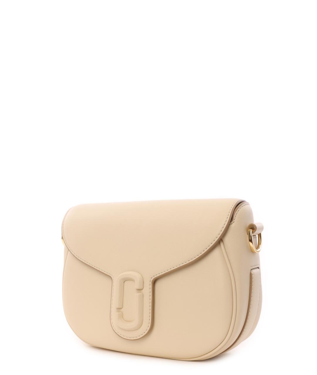 MARC JACOBS Бежевая кожаная сумка через плечо, фото 3