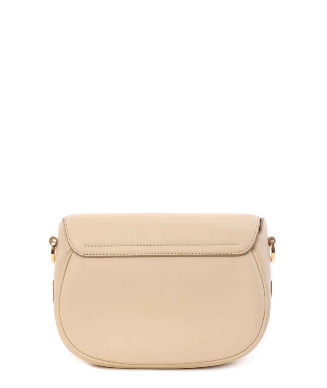 MARC JACOBS Бежевая кожаная сумка через плечо, фото 4