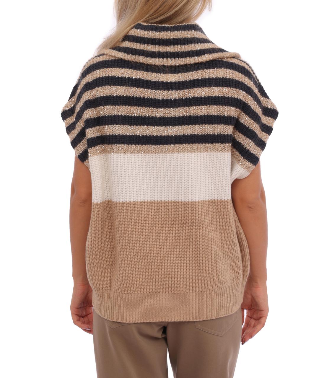 BRUNELLO CUCINELLI Мульти шерстяная жилетка, фото 6