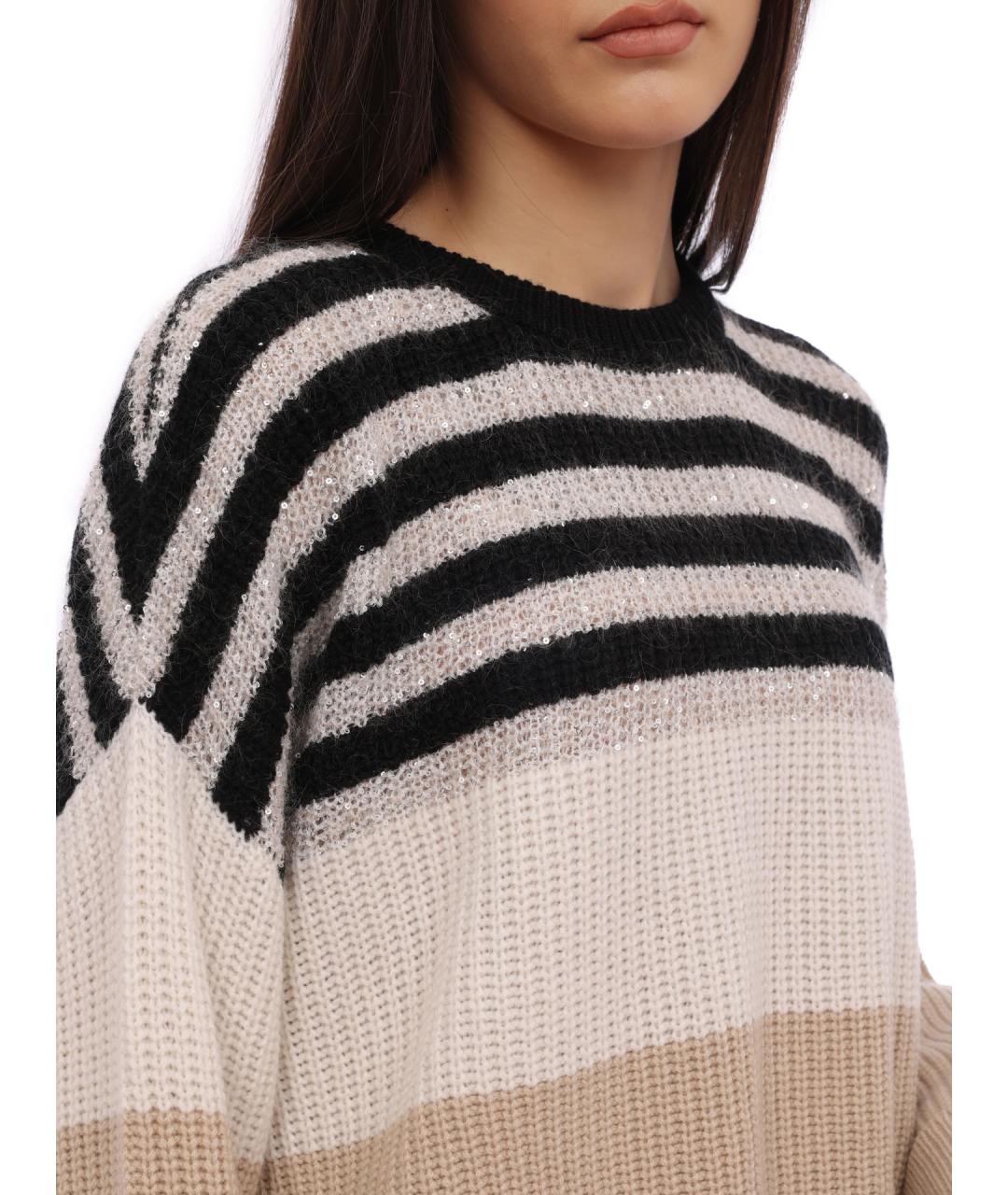 BRUNELLO CUCINELLI Мульти шерстяной джемпер / свитер, фото 5