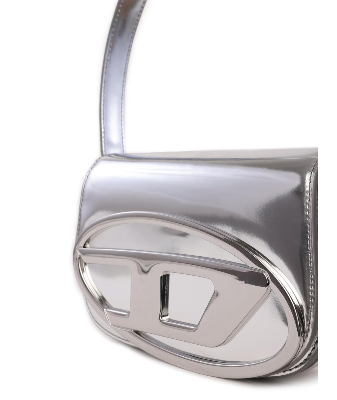DIESEL Серебряная сумка через плечо, фото 4