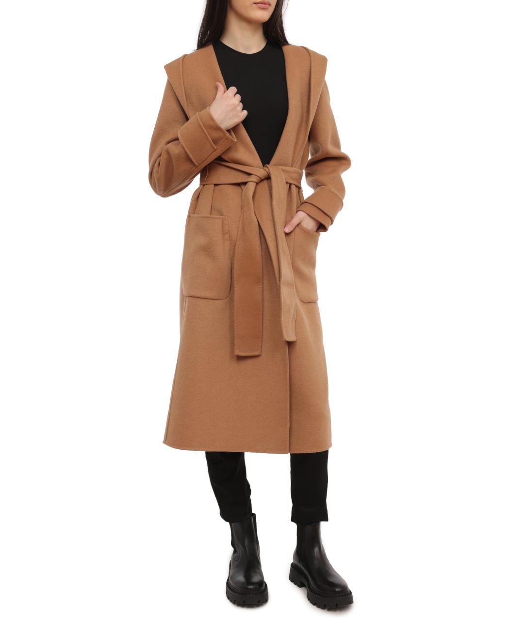 LIU JO Бежевое пальто, фото 4