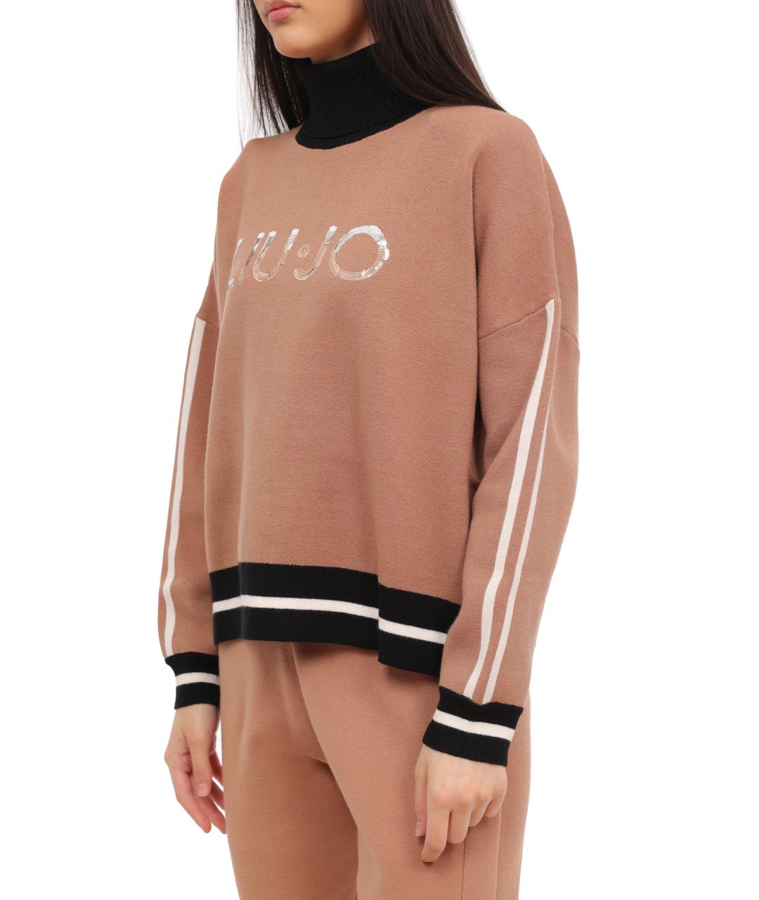 LIU JO Бежевый джемпер / свитер, фото 3