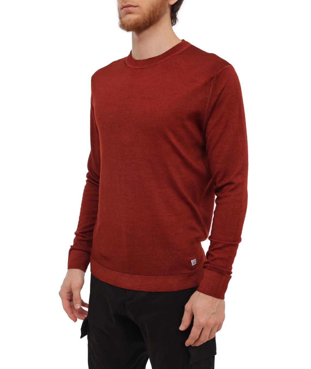 CP COMPANY Красный шерстяной джемпер / свитер, фото 4