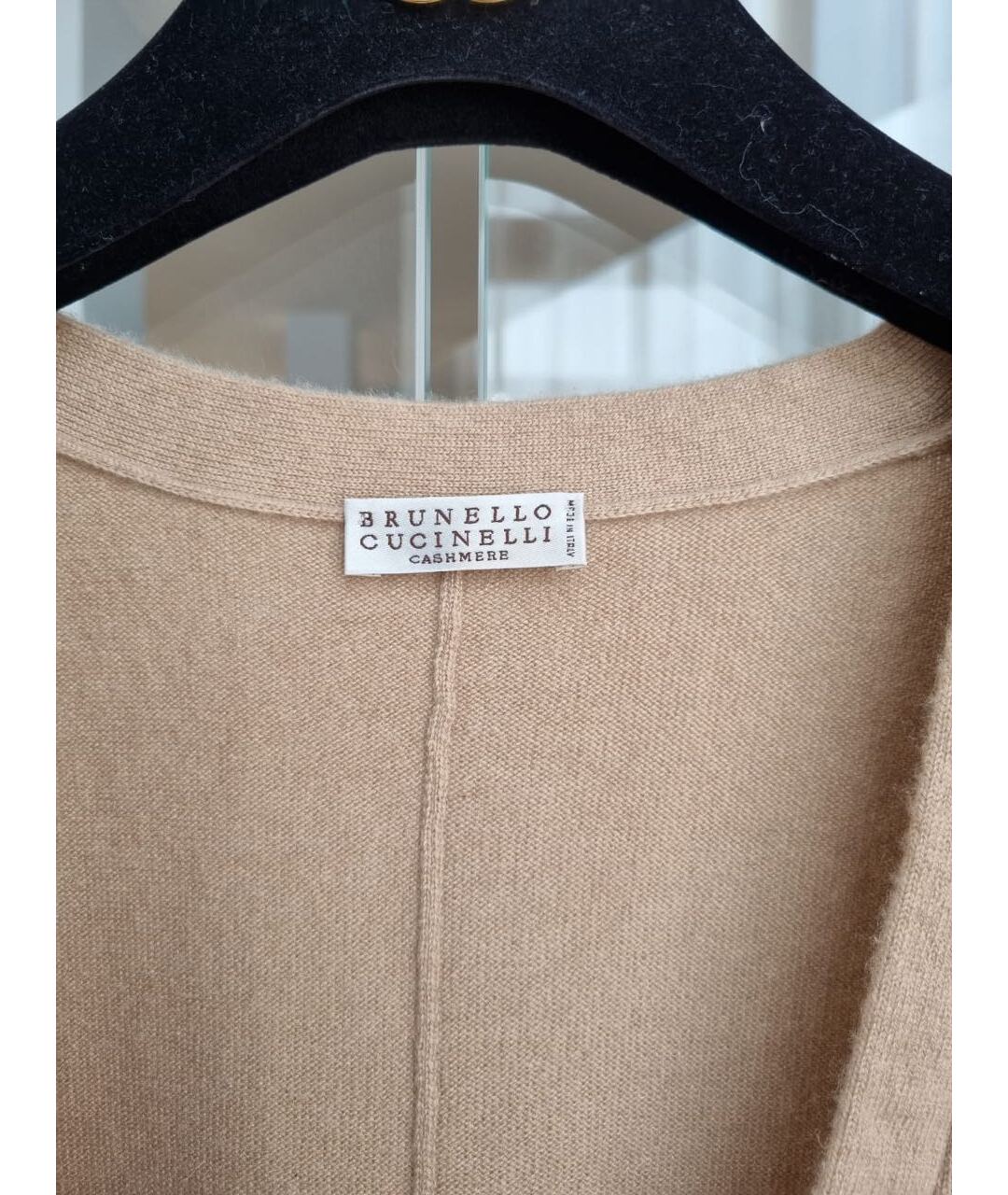 BRUNELLO CUCINELLI Бежевый джемпер / свитер, фото 3