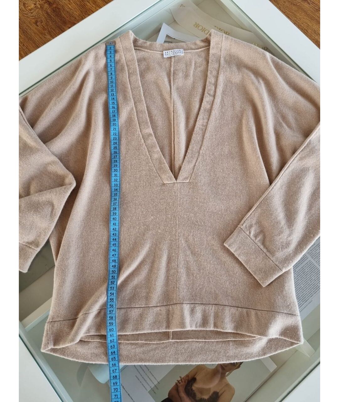 BRUNELLO CUCINELLI Бежевый джемпер / свитер, фото 7