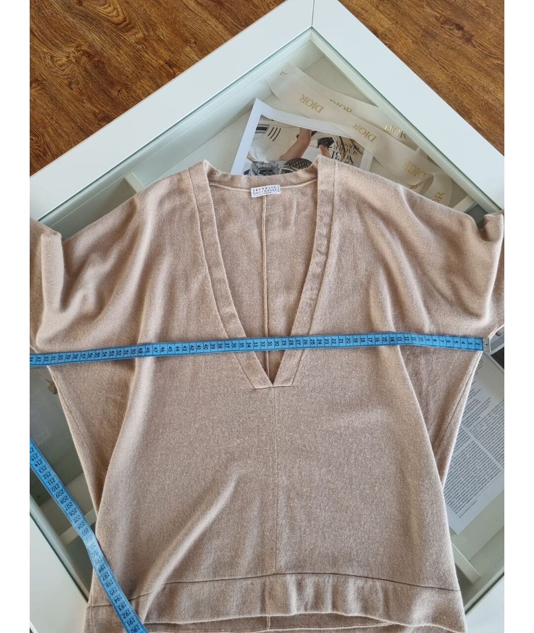 BRUNELLO CUCINELLI Бежевый джемпер / свитер, фото 6