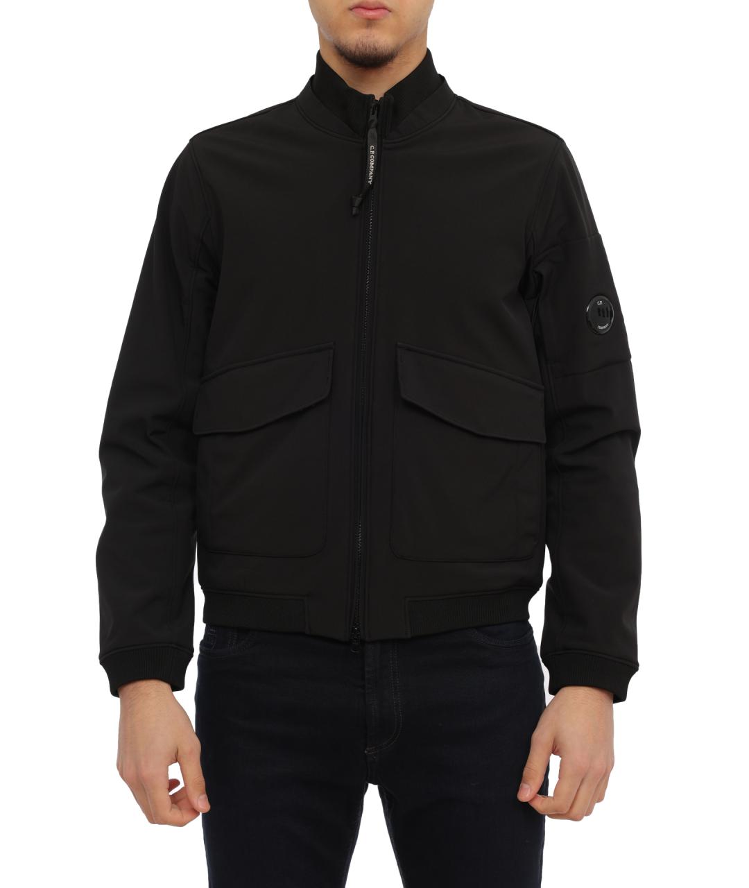 CP COMPANY Черная полиамидовая куртка, фото 1