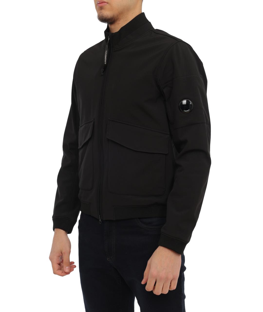 CP COMPANY Черная полиамидовая куртка, фото 3