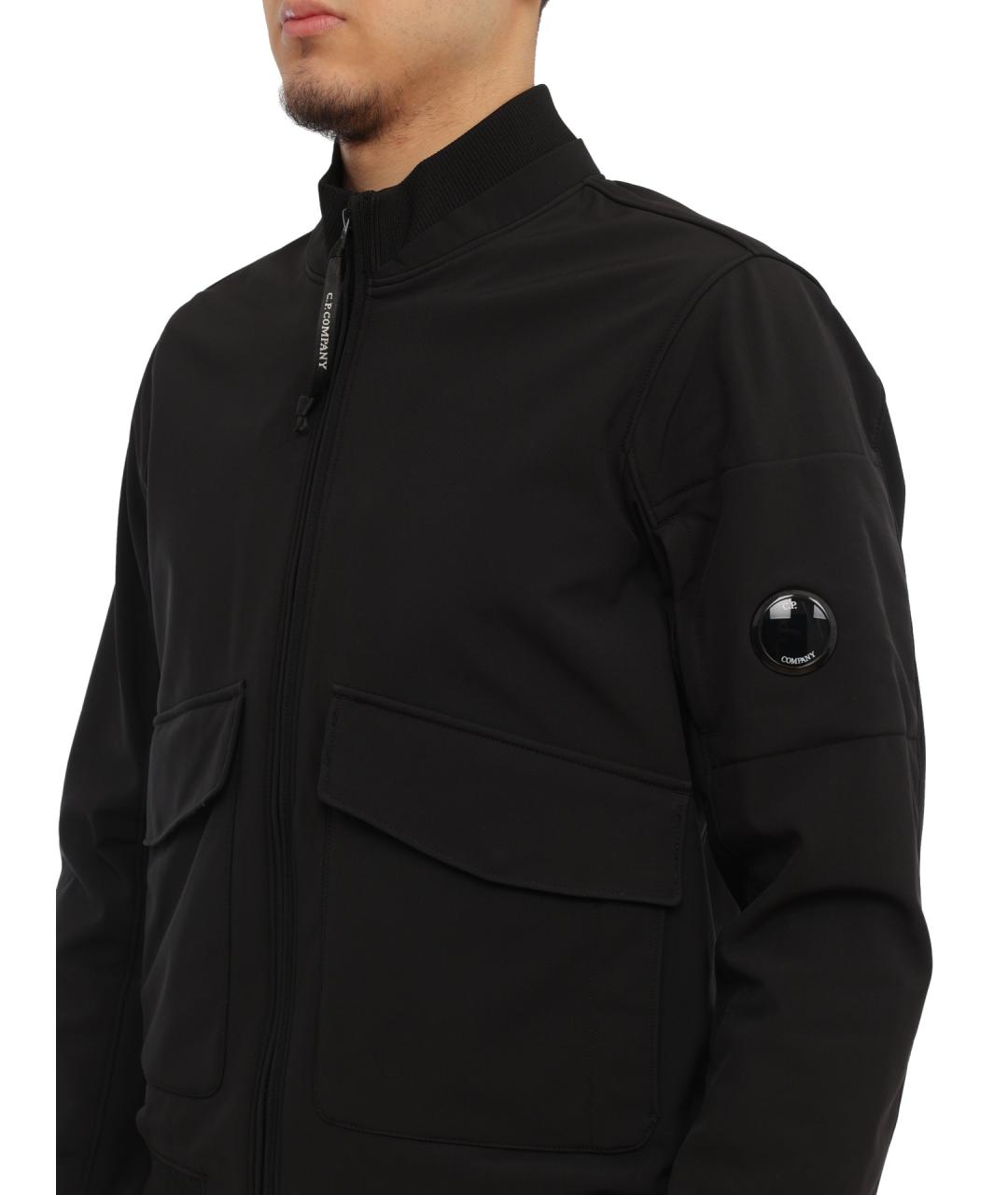 CP COMPANY Черная полиамидовая куртка, фото 4