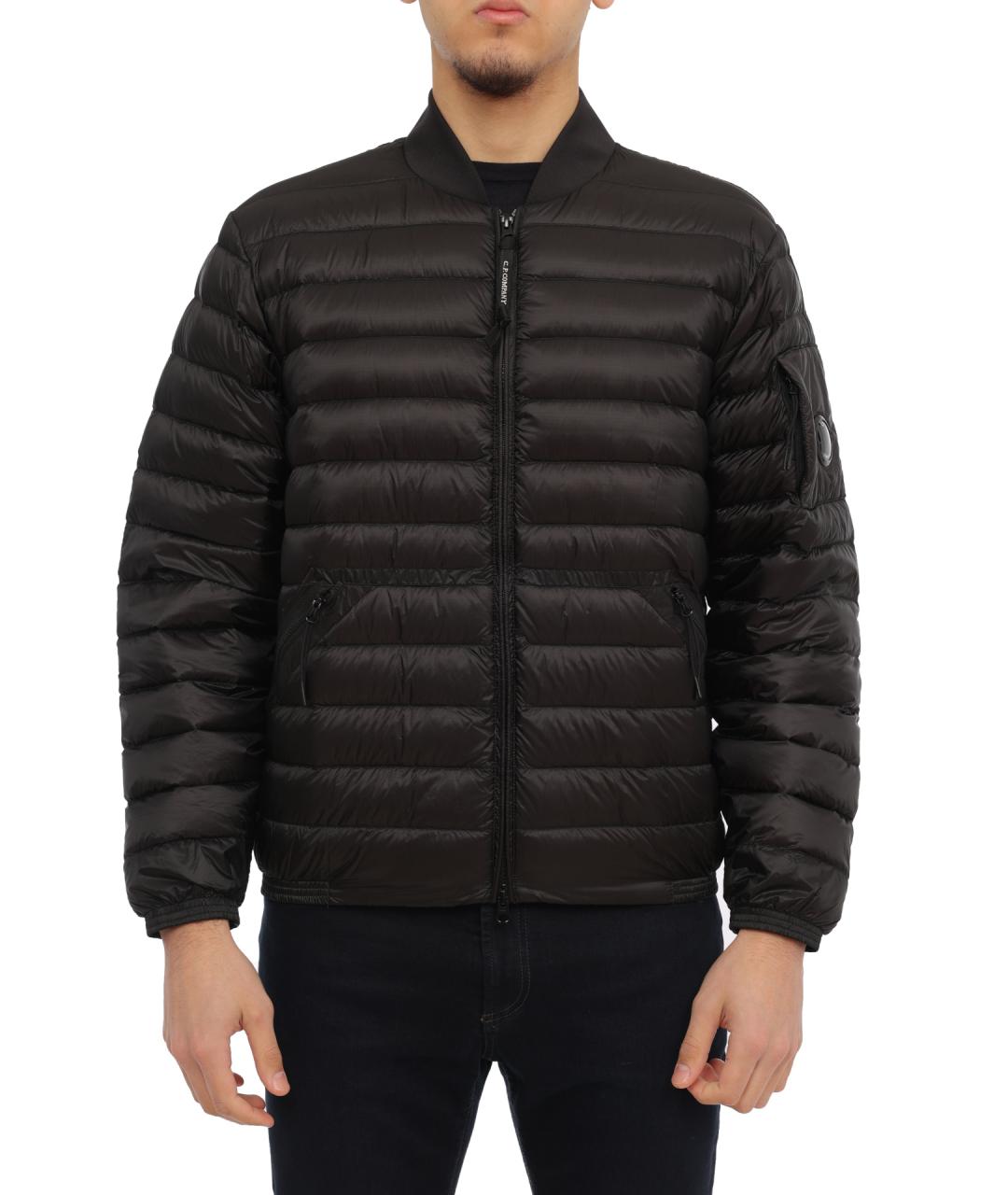 CP COMPANY Черная полиамидовая куртка, фото 1