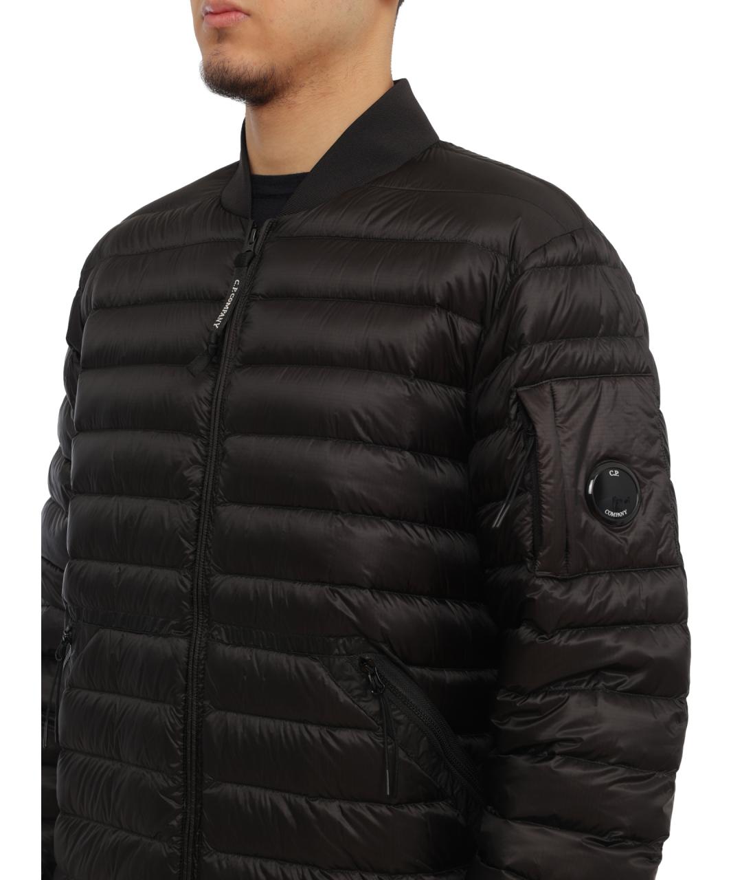 CP COMPANY Черная полиамидовая куртка, фото 4