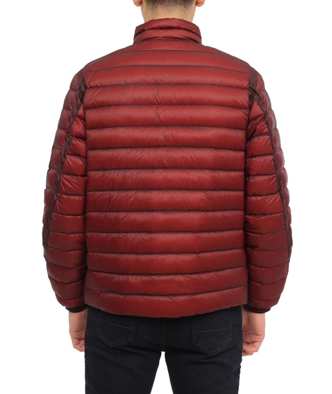 CP COMPANY Бордовый полиамидовый пуховик, фото 5