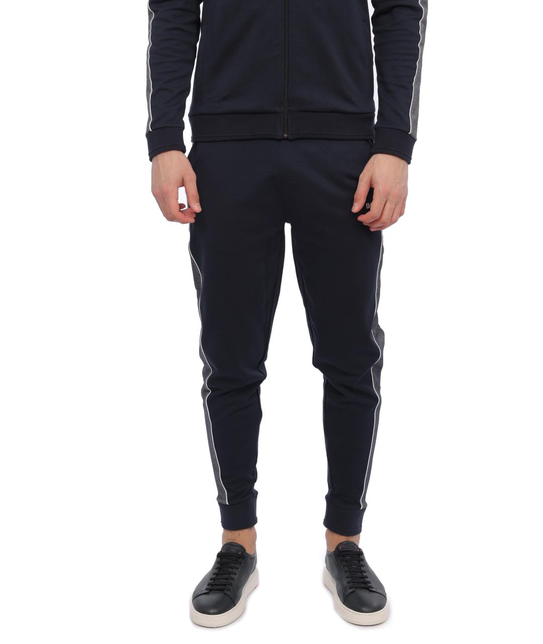 HUGO BOSS Синий хлопковый спортивный костюм, фото 7