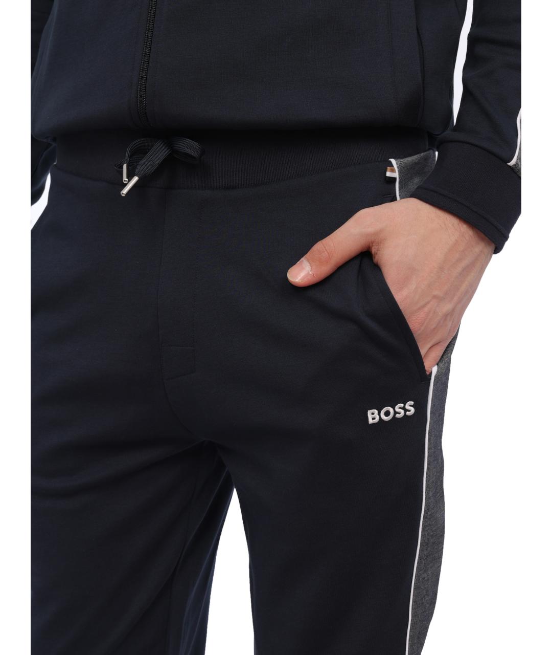 HUGO BOSS Синий хлопковый спортивный костюм, фото 8