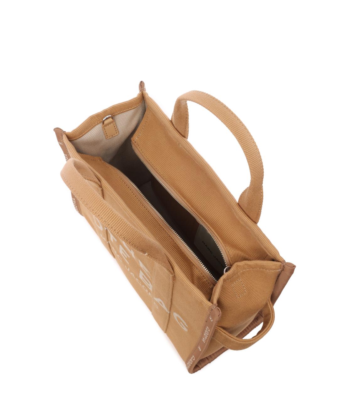 MARC JACOBS Бежевая тканевая сумка тоут, фото 5